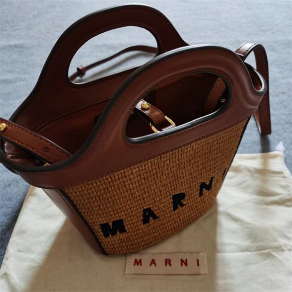 Marni Straw Tote Bag - Picture 6 of 6